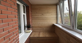 Отделка, остекление, утепление балконов в Белореченске от 212 руб. м/2.